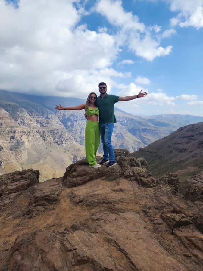 Andes sunset - Cordillera Andes panoramic with picnic - Key points at a glance