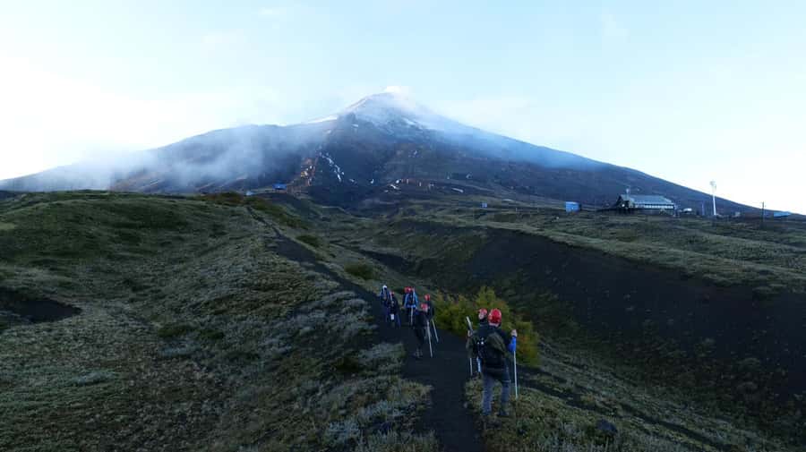Ascent to Villarrica volcano 2,847masl, from Pucón - What the $185 Price Really Buys