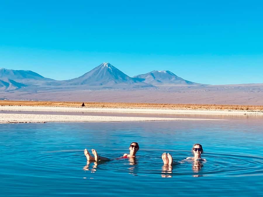 Cejar Lagoon Tour: San Pedro de Atacama - Ojos del Salar, two quiet pools in the salt flat