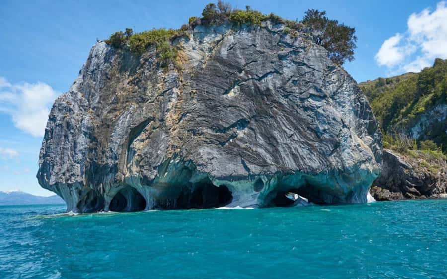 Coyhaique: Marble Chapels and Lake General Carrera Tour - Entering Cerro Castillo country