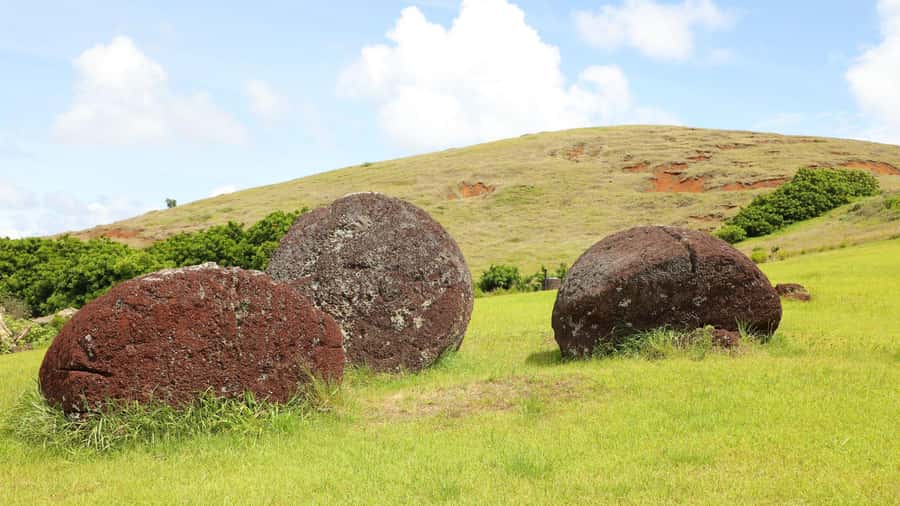 Easter Island: Full Day Ancestral Caves and Orongo Village - Puna Pau, where the red stone came from