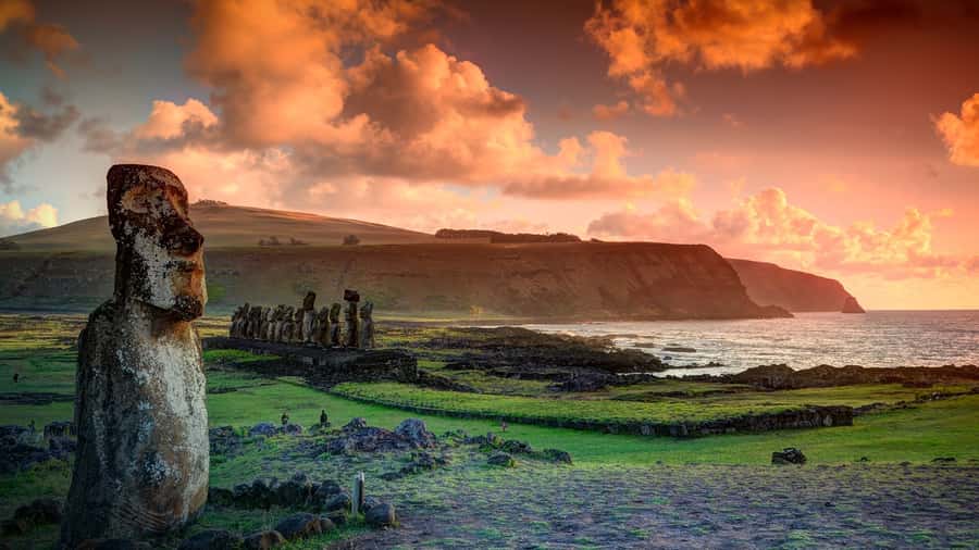 Easter Island: Private Full Day History Of The Moai - Ahu Akahanga and Moai left where they fell