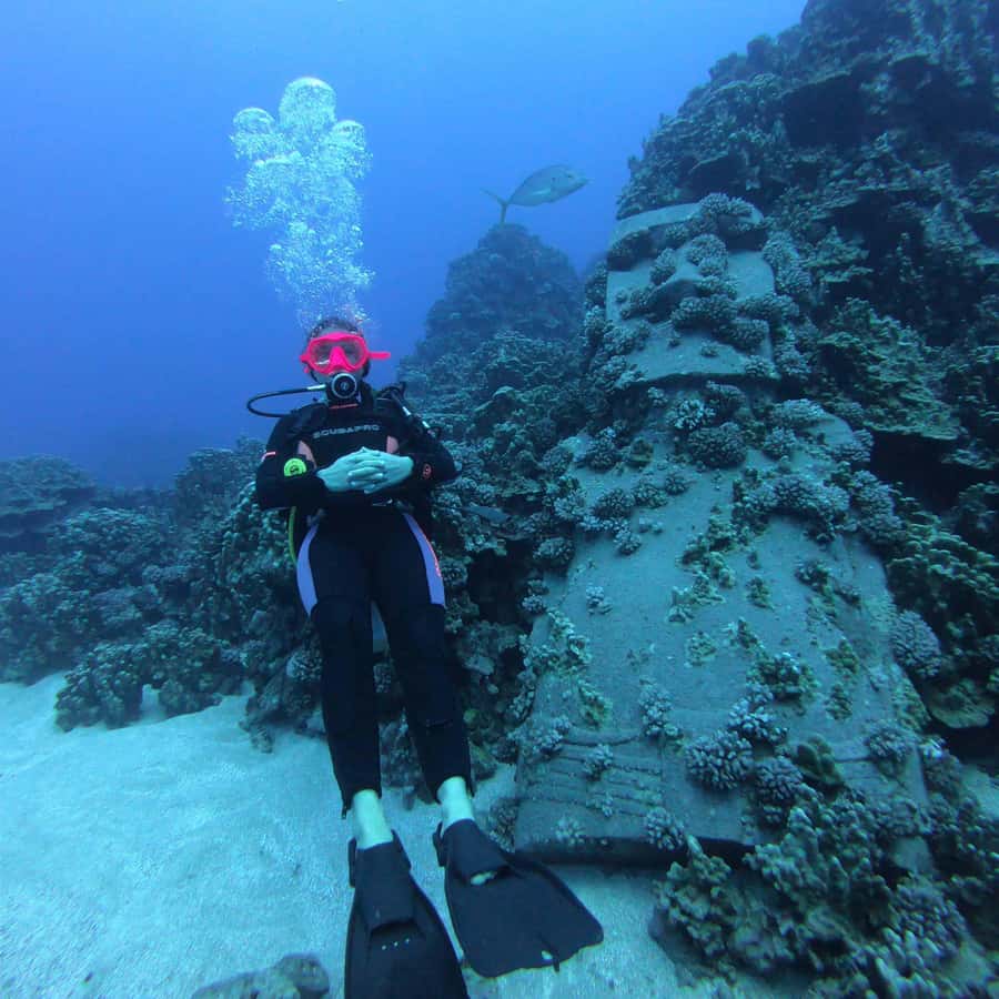 Easter Island: Tropical Diving - One hour among fish, coral, and Pacific water