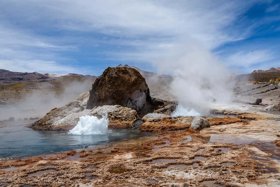 From San Pedro de Atacama: El Tatio Geyser Field & Wetlands - Breakfast in the high Altiplano
