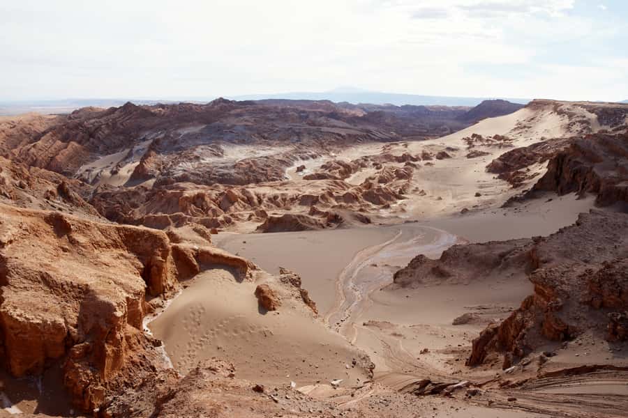 From San Pedro de Atacama: Moon Valley - Walking above the valley and the Mars-like view