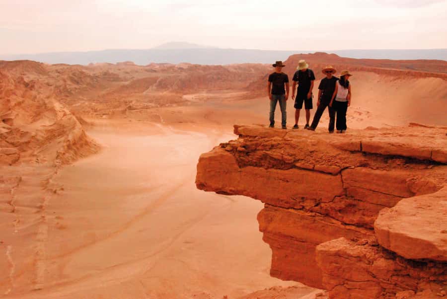 From San Pedro de Atacama: Moon Valley - Salt mines and the first desert formations