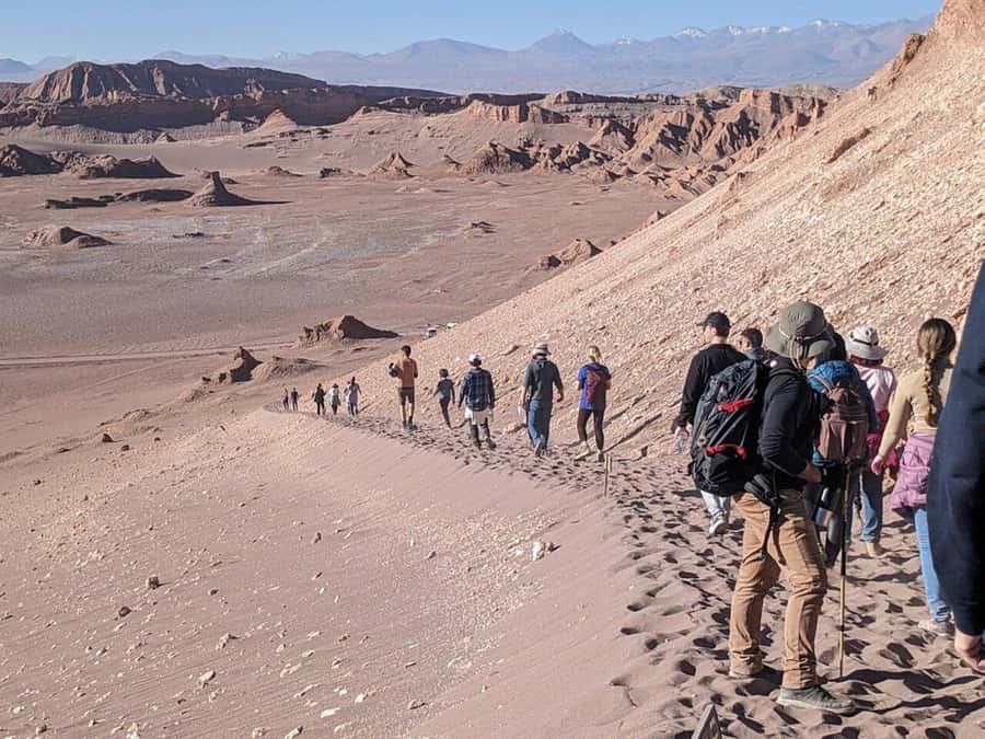 From San Pedro de Atacama: Small group to Moon Valley - Sunset changes the desert completely