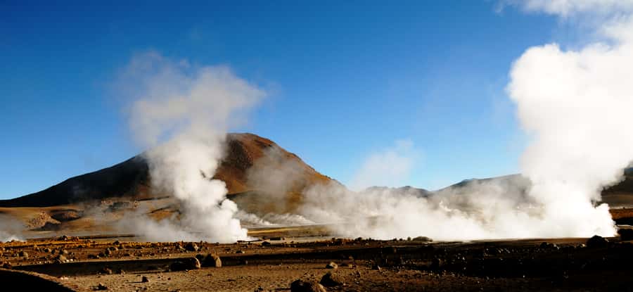From San Pedro de Atacama: Tatio Geysers and Machuca Tour - Breakfast beside a geothermal wonder