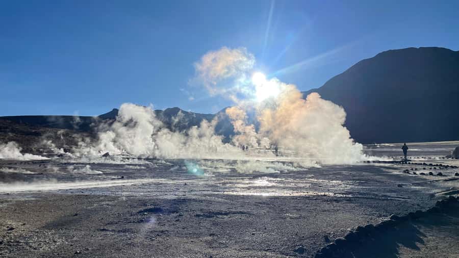 From San Pedro de Atacama: Tatio Geysers and Machuca Tour - The return to San Pedro