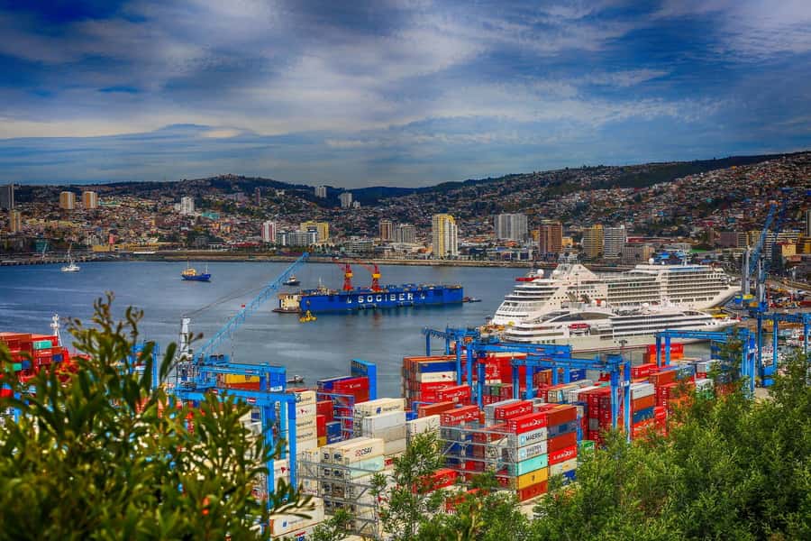 From Santiago: Highlights of Valparaiso and Viña del Mar - Caleta Portales and the working harbor