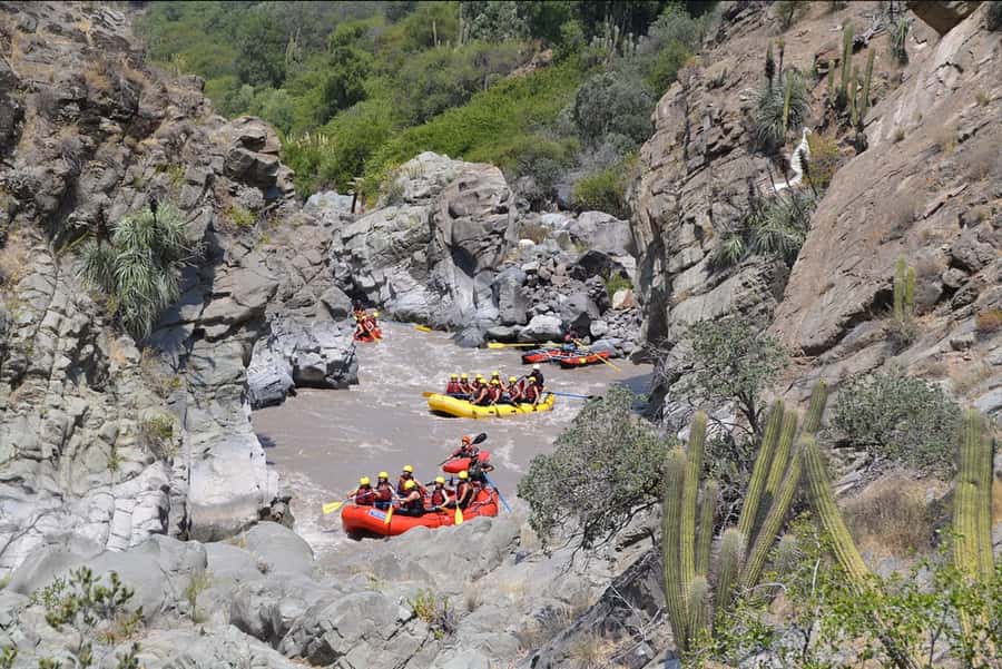From Santiago: Rafting in the Maipo Canyon - What happens before you reach the water