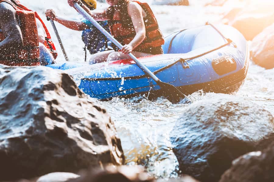 From Santiago: Rafting in the Maipo Canyon - The optional salto de la fe