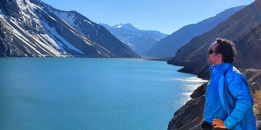 Full day reservoir of the plaster, Cajon del Maipo - The return through Cajón del Maipo