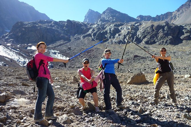 Glacier Hike at El Morado Glacier, from Santiago - Baños Morales and the start of the walk