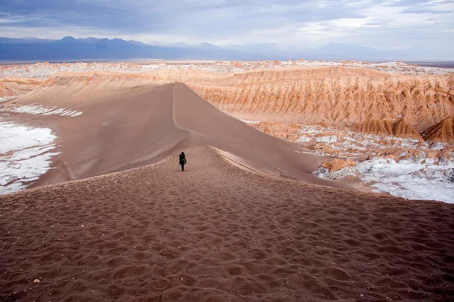Moon Valley (Valley of the Moon) from San Pedro de Atacama - Tres Marías and the first look at the salt formations