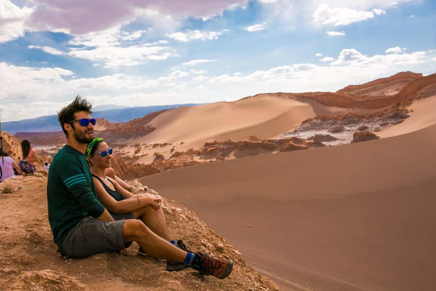 Moon Valley (Valley of the Moon) from San Pedro de Atacama - Inside the salt cave