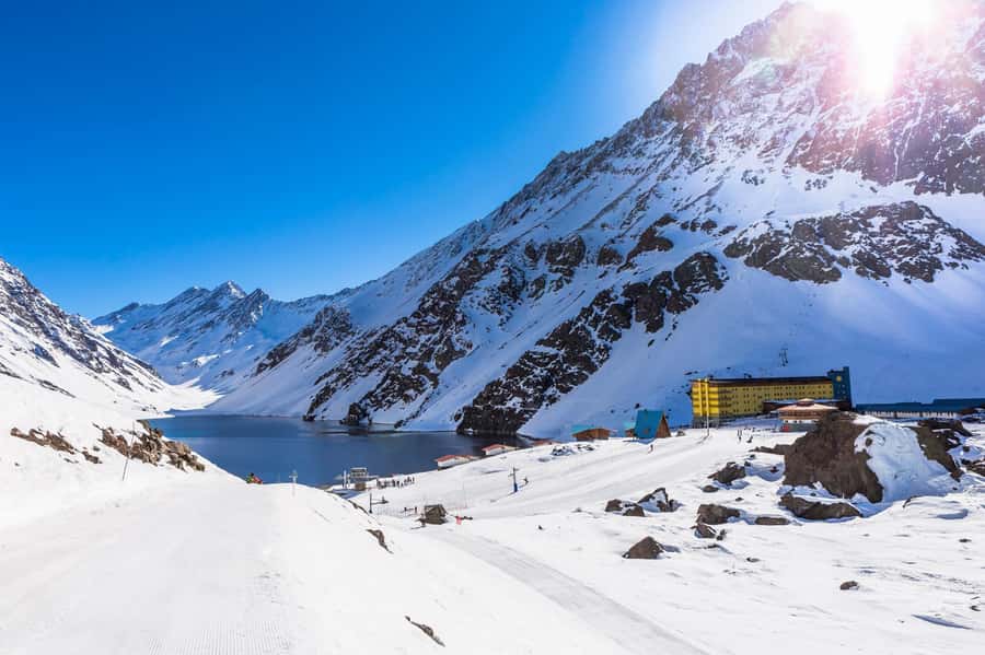 Portillo & Laguna del Inca with Lunch at the Hotel Portillo - What the season changes
