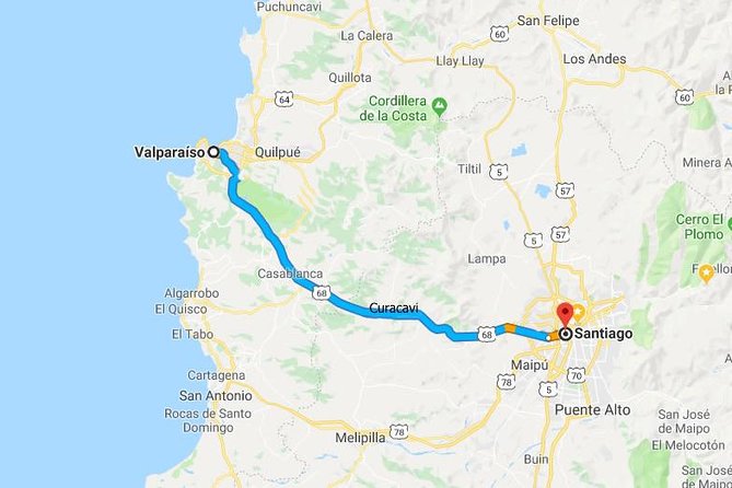 Private Santiago Hotel or Airport Arrival Transfer to Viña del Mar or Valparaiso - What the Santiago to coast ride is really like