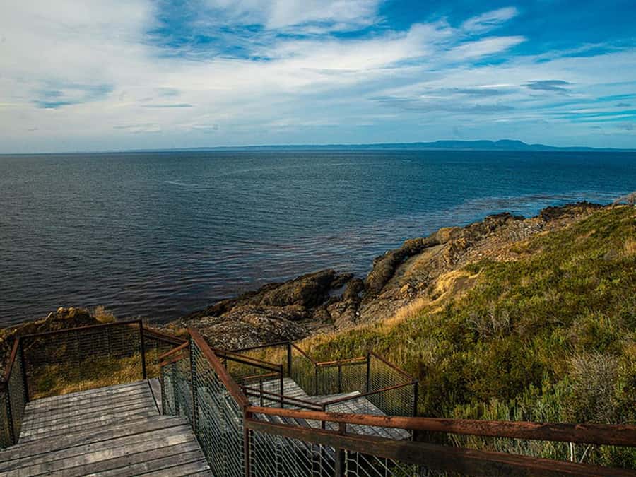 Punta Arenas: Fort Bulnes Historical Tour - A photo at Chile’s geographic midpoint