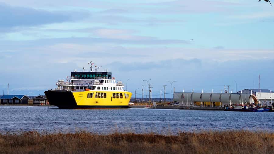 Punta Arenas: King Penguin Park and Tierra del Fuego Trip - The return ferry and San Gregorio Estancia