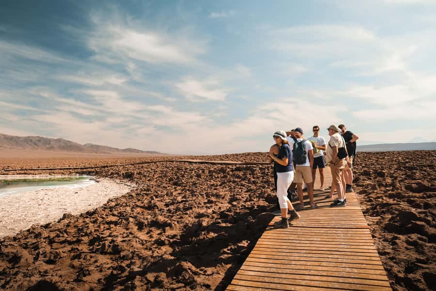 San Pedro Atacama: Baltinache Lagoons - The First Stop and the Desert Breakfast