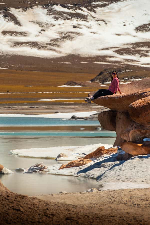 San Pedro de Atacama: Red Rocks & Altiplano Lagoons Day Trip - Piedras Rojas, a red walk at 3,800 meters