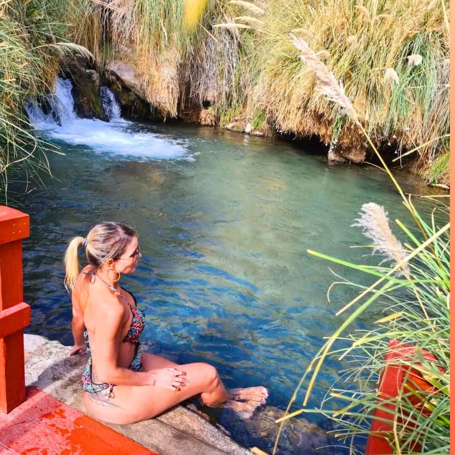 San Pedro de Atacama: Spa de Puritama - Eight pools connected by wooden catwalks