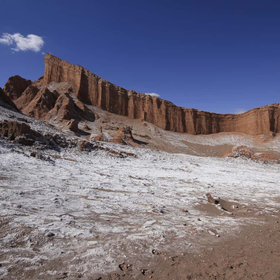 San Pedro de Atacama: Valle de la luna - Salt Mountain gives you the first close look
