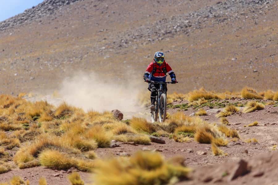 San Pedro de Atacama: Volcano Downhill Bike Tour - The morning pickup and the road to the Andes