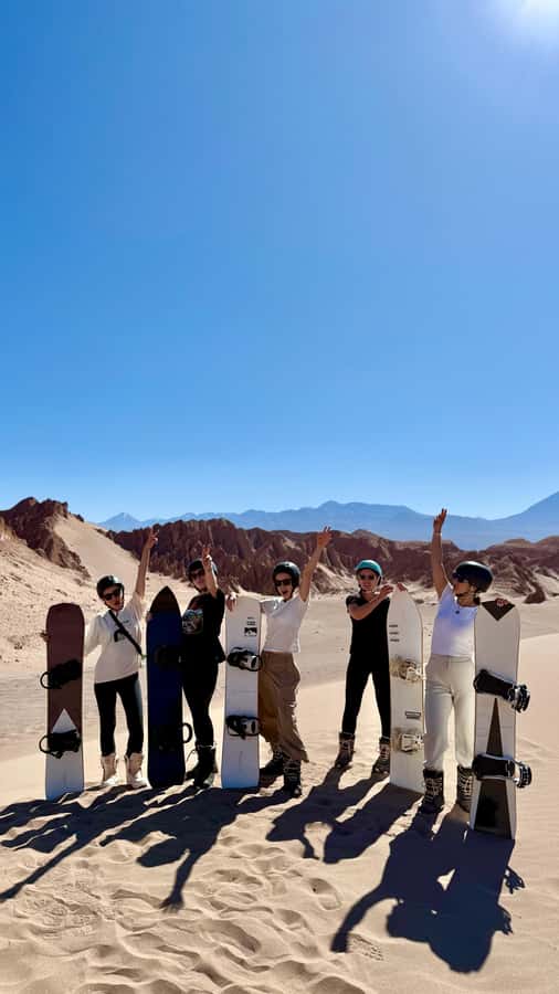 Sandboarding Tour in San Pedro de Atacama, Chile - From the small slope to the bigger runs