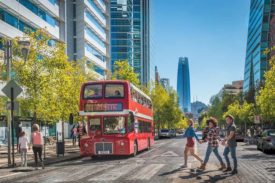 Santiago: 2-Day Hop-On Hop-Off Bus Ticket and Cable Car - Stop 2: Parque Bicentenario for open space and photos