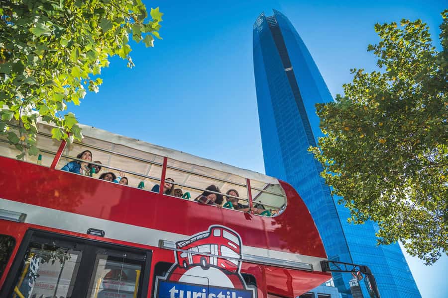 Santiago: Hop-on Hop-off Bus Day Ticket with Audio Guide - Cable car views from Cerro San Cristóbal