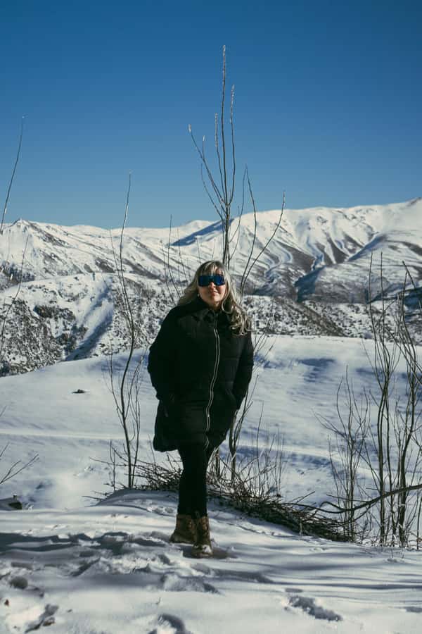 Santiago: Panoramic Snow Tour in Farellones Region. - Lomas del Viento and the first mountain views