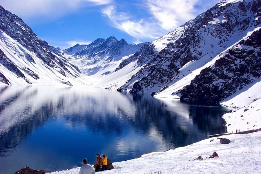 Santiago: Portillo, Inca Lagoon with Optional Aconcagua Park - Old railway lines, Rio Blanco, and mountain settlements