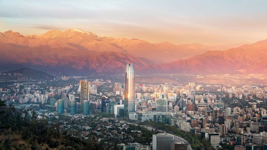Santiago Sunset: Places where you will see the best sunsets - The Bahá’í Temple in the Andes foothills