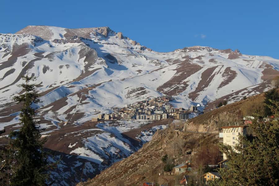 Sunset over the Andes Mountains - Sunset at La Cornisa Lodge