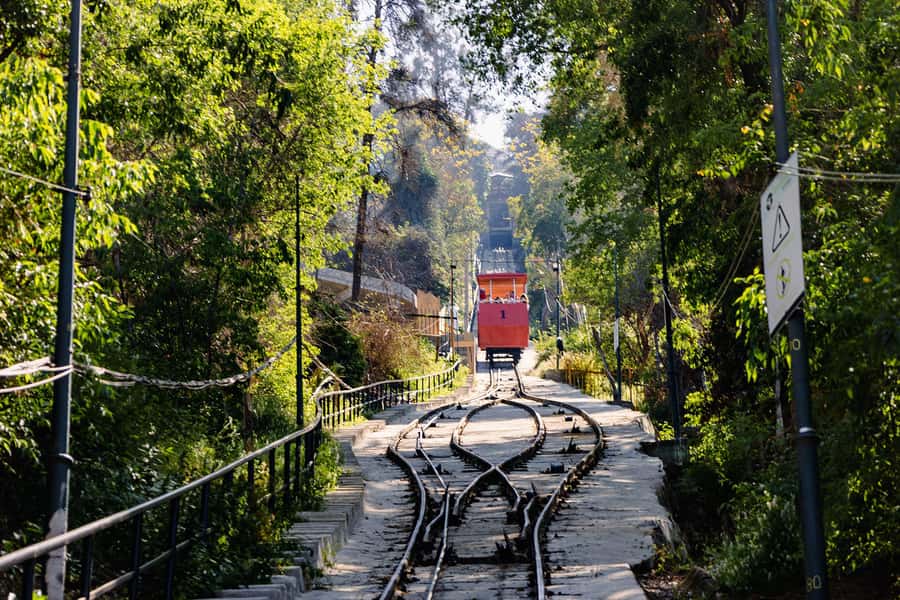 Walking City Tour with Funicular, Cable Car and Tasting - Riding the funicular down the hill